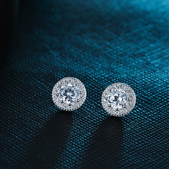 Diamond stud earrings ZBGJZB00083 - Picture 4 of 5
